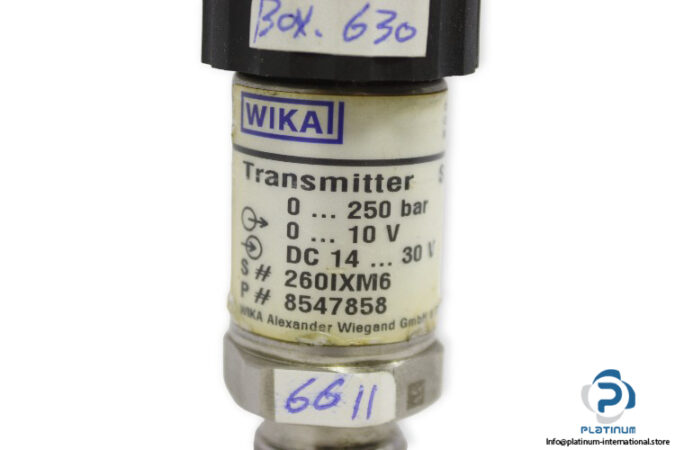 wika-S-10-8547858-pressure-transmitter-used-3