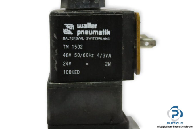 Walter-pneumatik-SE-9502-110-single-solenoid-valve-48-v-ac-(used)-2