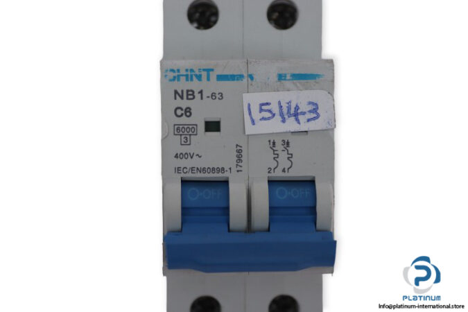 chint-NB1-63_C6-miniature-circuit-breaker-(Used)-1