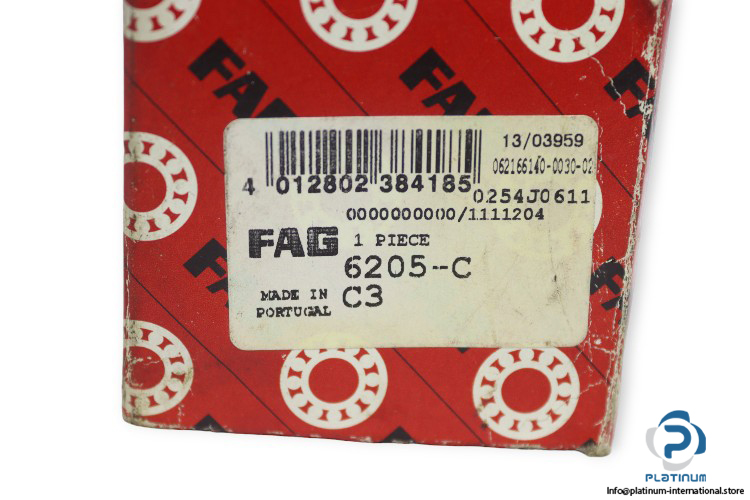 fag-6205-C-C3-deep-groove-ball-bearing-(new)-(carton)-2