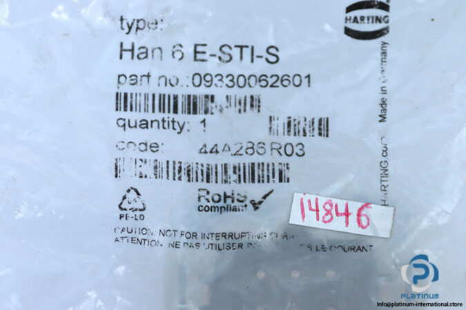 harting-Han-6-E-STI-S-connector-(New)-2