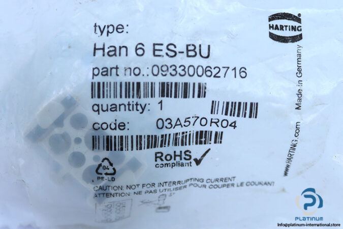 harting-Han-6-ES-BU-connector-(New)-1