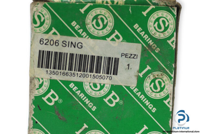 isb-6206-ZZ-deep-groove-ball-bearing-(new)-(carton)-2