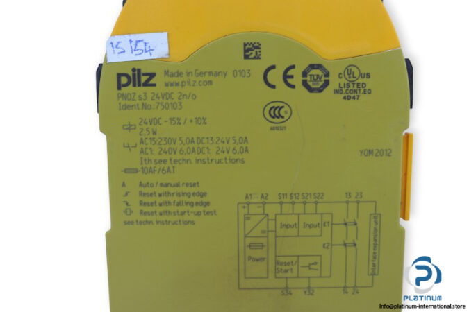 pilz-PNOZ-S3-24VDC-2N_O-safety-relay-(Used)-2