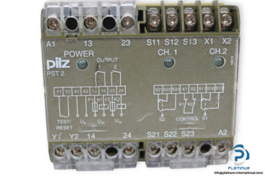 pilz-PST-2-230-V-AC-safety-relay-(Used)-1