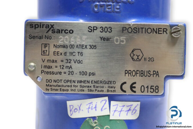 spirax-sarco-SP-303-pneumatic-positioner-(used)-2