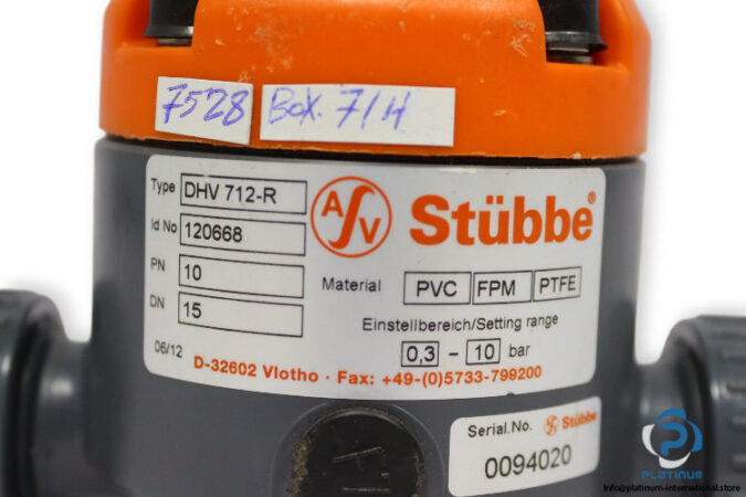 stubbe-DHV-712-R-pressure-relief-valve-(new)-1