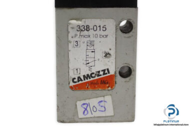 Camozzi-338-015-SINGLE-SOLENOID-VALVE-(used)-1