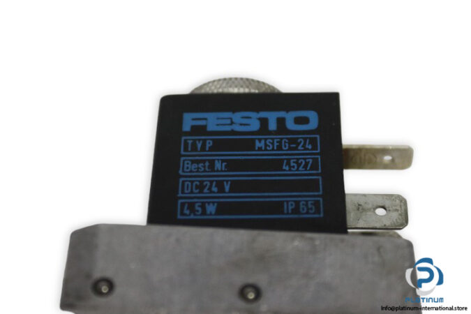 Festo-10410-solenoid-control-valve-with-coil-(used)-2