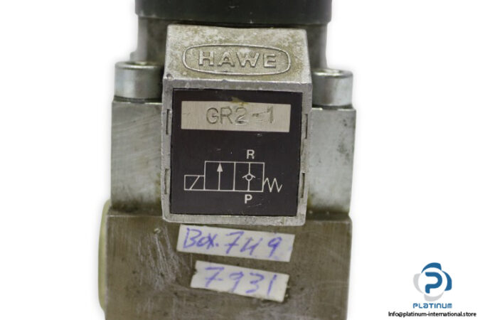 Hawe-GR2-1-solenoid-operated-directional-valve-without-plug-(used)-1