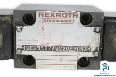 Rexroth-4WE-6-J52_AW220-50NZ4-solenoid-operated-directional-valve-220-vac-(used)-1