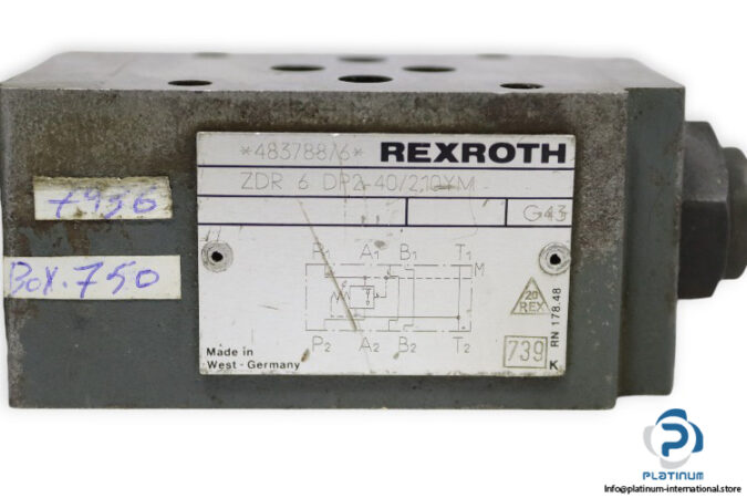 Rexroth-ZDR-6-DP2-40_210YM-pressure-reducing-valve-(used)-1