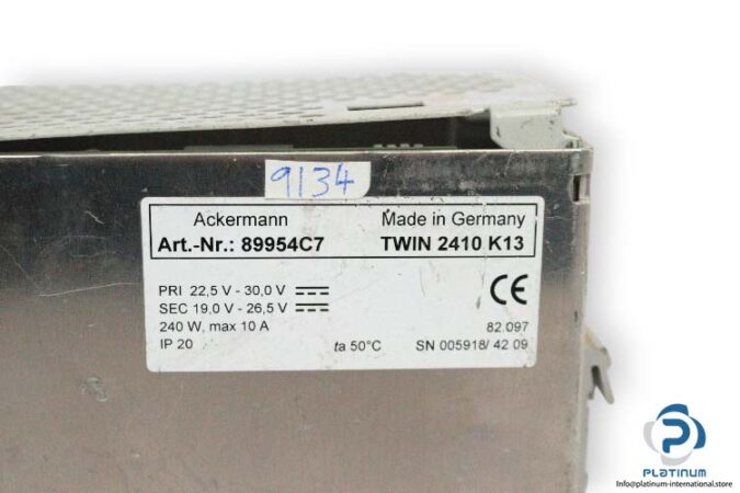 ackermann-TWIN-2410-K13-DC-USV-power-supply-(Used)-2