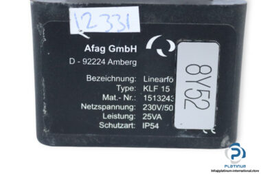 afag-gmbh-KLF-15-linear-feeder-basic-unit-(Used)-1