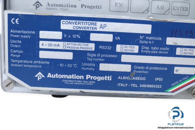 automation-progetti-AP-216-B-flow-converter-(used)-1