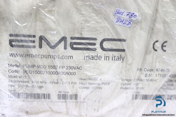 emec-pump-VCO-1502-FP-230VAC-solenoid-driven-metering-pump-(new)-6