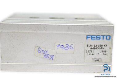 festo-SLM-12-160-KF-A-G-CH-PH-linear-drive-unit-(used)-1