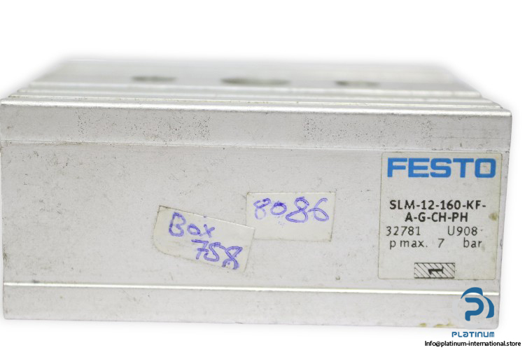 festo-SLM-12-160-KF-A-G-CH-PH-linear-drive-unit-(used)-1