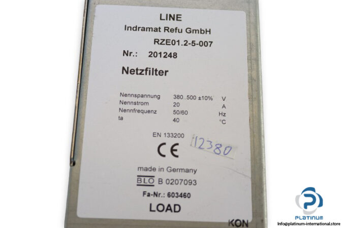 indramat-RZE01.2-5-007-line-filter-(new)-2