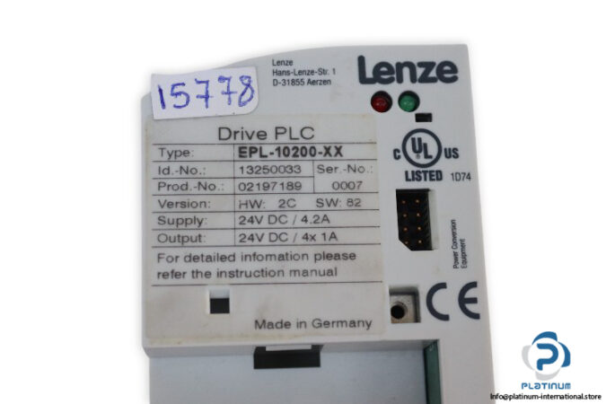 lenze-EPL-10200-XX-plc-drive-controller-(used)-3