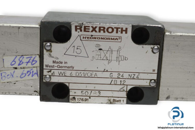 rexroth-4-WE-6-D51_OFA-G-24-NZ4_B12-solenoid-operated-directional-valve-used-2