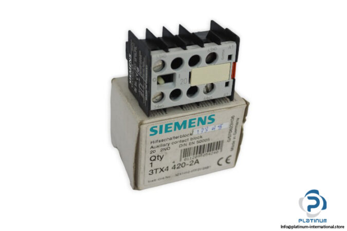 siemens-3TX4-420-2A-auxiliary-contact-block-(new)