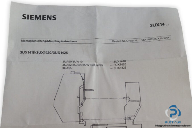 siemens-3UX1420-terminal-support-(new)-2