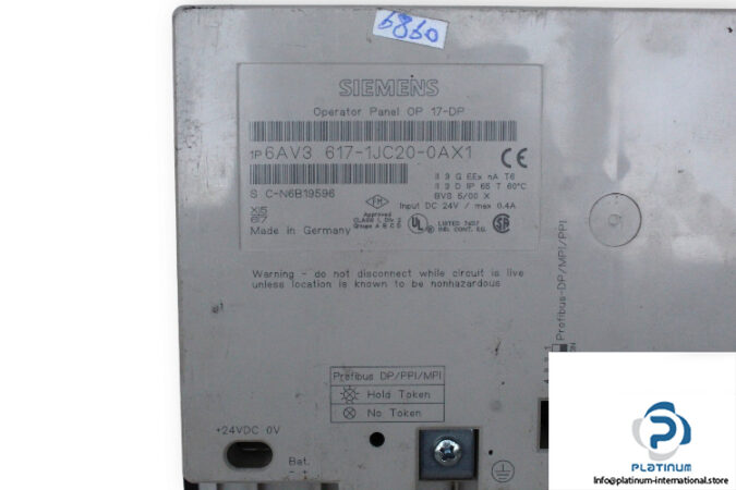 siemens-6AV3-617-1JC20-0AX1-operator-panel-(Used)-3