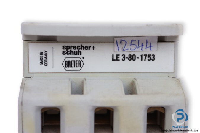 sprecher-schuh-LE-3-80-1753-load-switch-body-(Used)-2