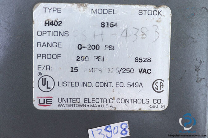 united-electric-controls-H402-S164-differential-pressure-switch-(Used)-2