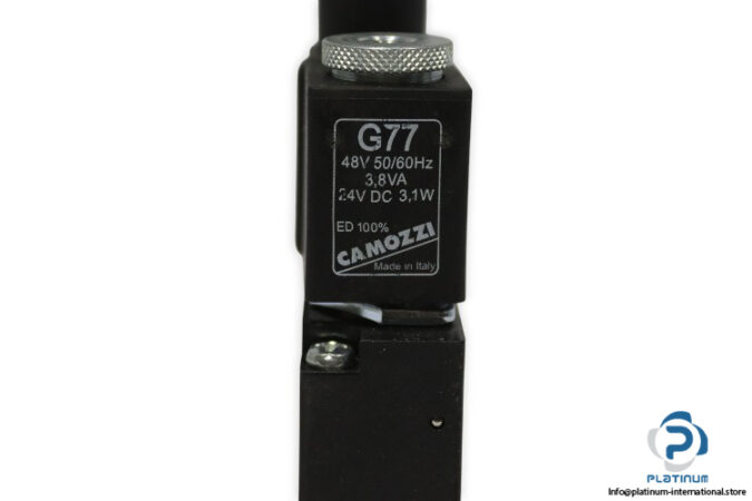 Camozzi-338l-015-02-single-solenoid-valve-with-coil-(used)-2