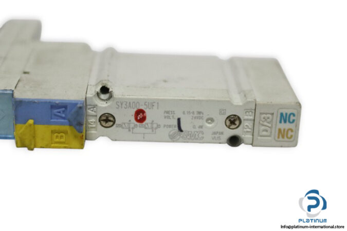 Smc-SY3A00-5UF1-solenoid-valve-(used)-1