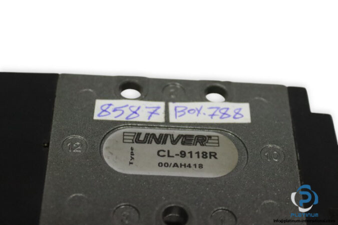 Univer-CL-9118R-manual-valve-(used)-1