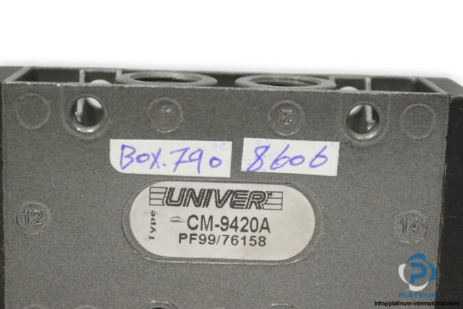 Univer-CM-9420A-manual-valve-(used)-2