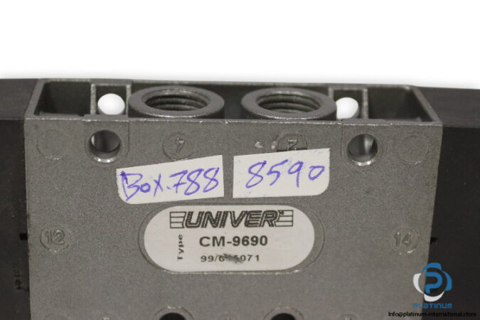 Univer-CM-9690-double-solenoid-valve-(used)-2