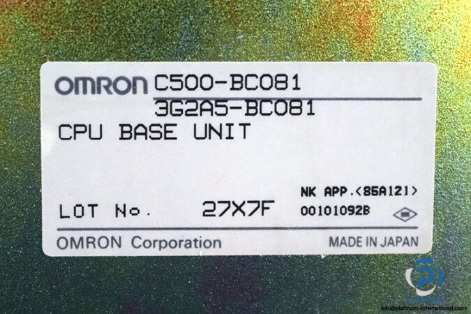 omron-C500-BC081-3G2A5-BC081-cpu-base-unit-(New)-5