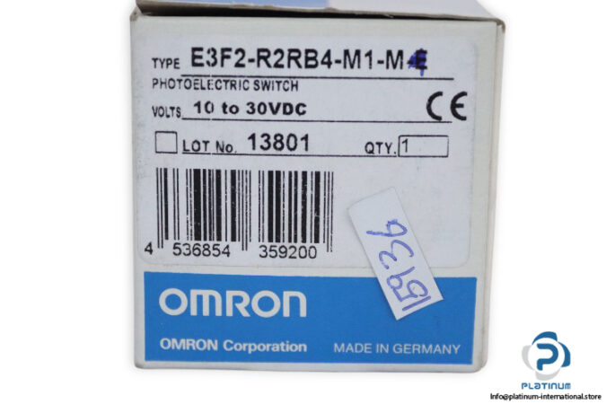 omron-E3F2-R2RB4-M1-M-retro-reflective-sensor-(New)-7