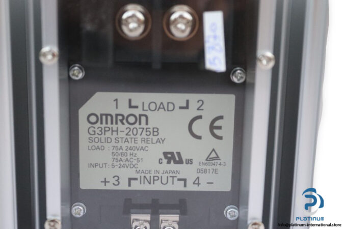 omron-G3PH-2075B-high-power-solid-state-relay-(New)-2