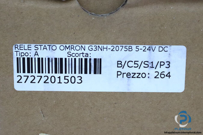 omron-G3PH-2075B-high-power-solid-state-relay-(New)-3