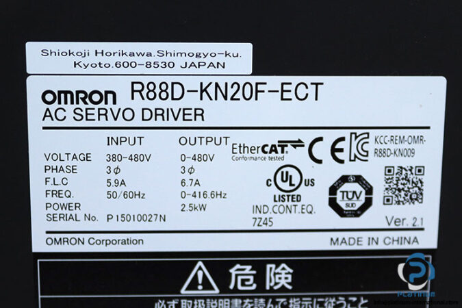 omron-R88D-KN20F-ECT-ac-servo-driver-(new)-3