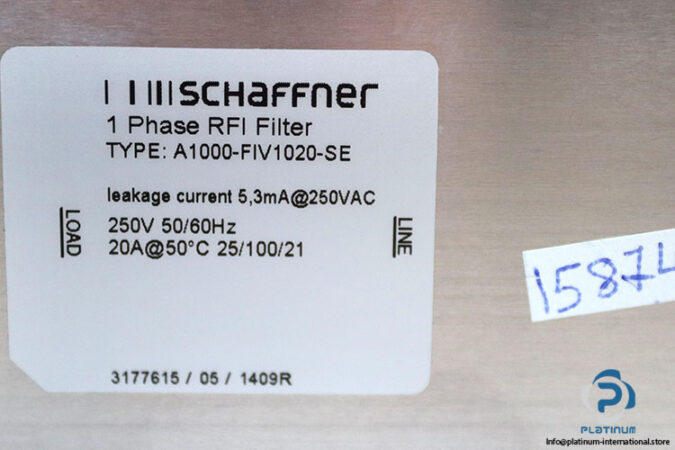 schaffner-A1000-FIV1020-SE-1-Phase-rfi-line-filter-(New)-3