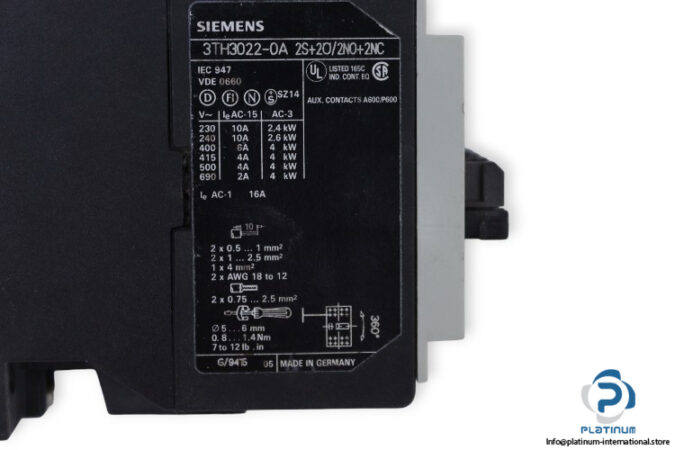 siemens-3TH30-22-0AP0-contactor-relay-(New)-3