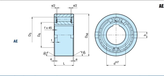 stieber-AE-20-MX-freewheel-clutch-bearing-(new)-(without-carton)-2