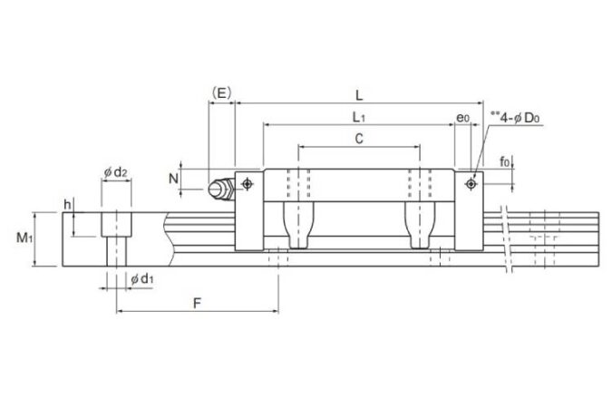 thk-SHS-15LC-linear-guide-rail-block-used-4