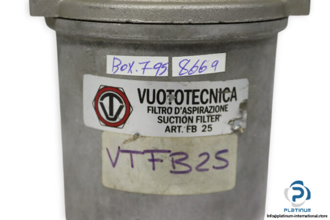 vuototecnica-FB-25-suction-filter-(used)-1