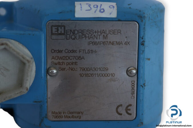 endress-hauser-LIQUIPHANT-M-FTL51H-AGW2DC7G5A-vibronic-point-level-switch-(Used)-2