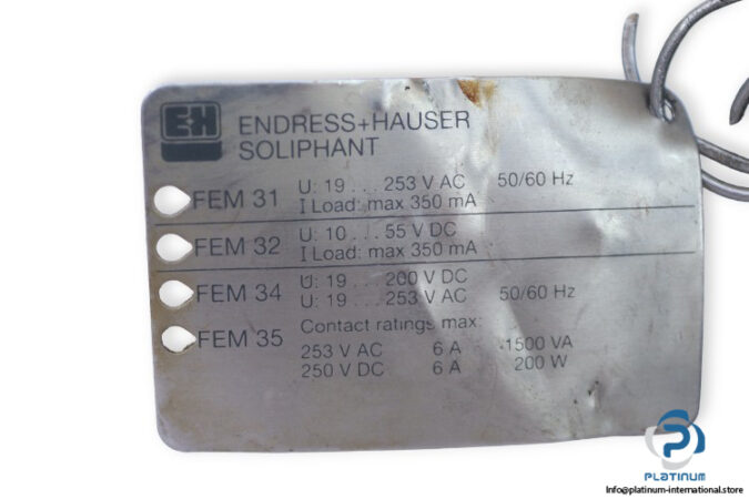 endress-hauser-SOLIPHANT-II-FTM-30-A8DA1-level-limit-switch-(Used)-2