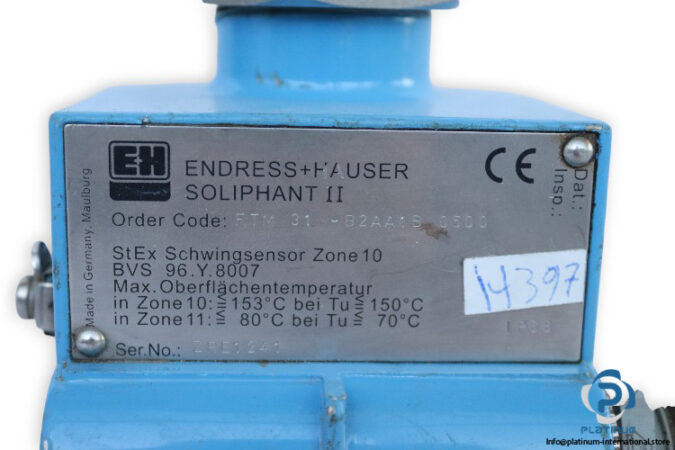 endress-hauser-SOLIPHANT-II-FTM-31-B2AA1B-0500-vibration-level-limit-switch-(Used)-2