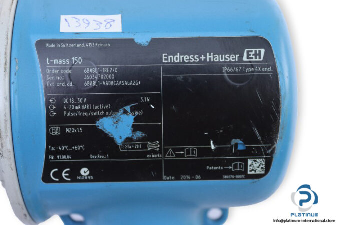 endress-hauser-t-mass-B-150-6BABL1-1RE2_0-thermal-mass-flowmeter-(Used)-6