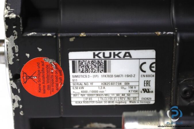 kuka-1FK7032-5AK71-1SH3-Z-servo-motor(used)-2